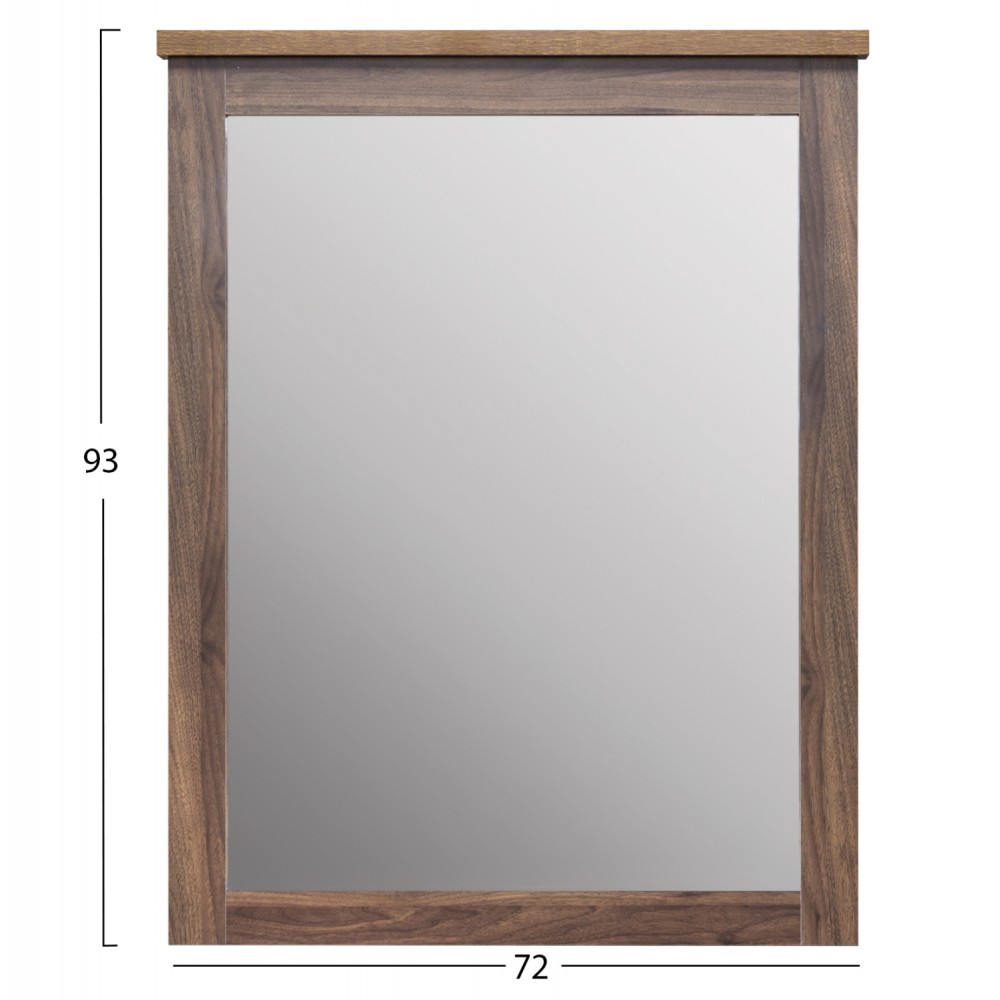 ΚΑΘΡΕΠΤΗΣ ΤΟΥΑΛΕΤΑΣ CARYS HM314.11 ΜΕΛΑΜΙΝΗ ΣΕ ΚΑΡΥΔΙ/WENGE 72x4(πάχος)x93Yεκ.