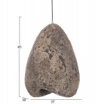 ΦΩΤΙΣΤΙΚΟ ΟΡΟΦΗΣ ΜΕ ΟΨΗ ΠΕΤΡΑΣ STONER (S) HM4417.04 ΓΚΡΙ--37x30x45Υεκ.