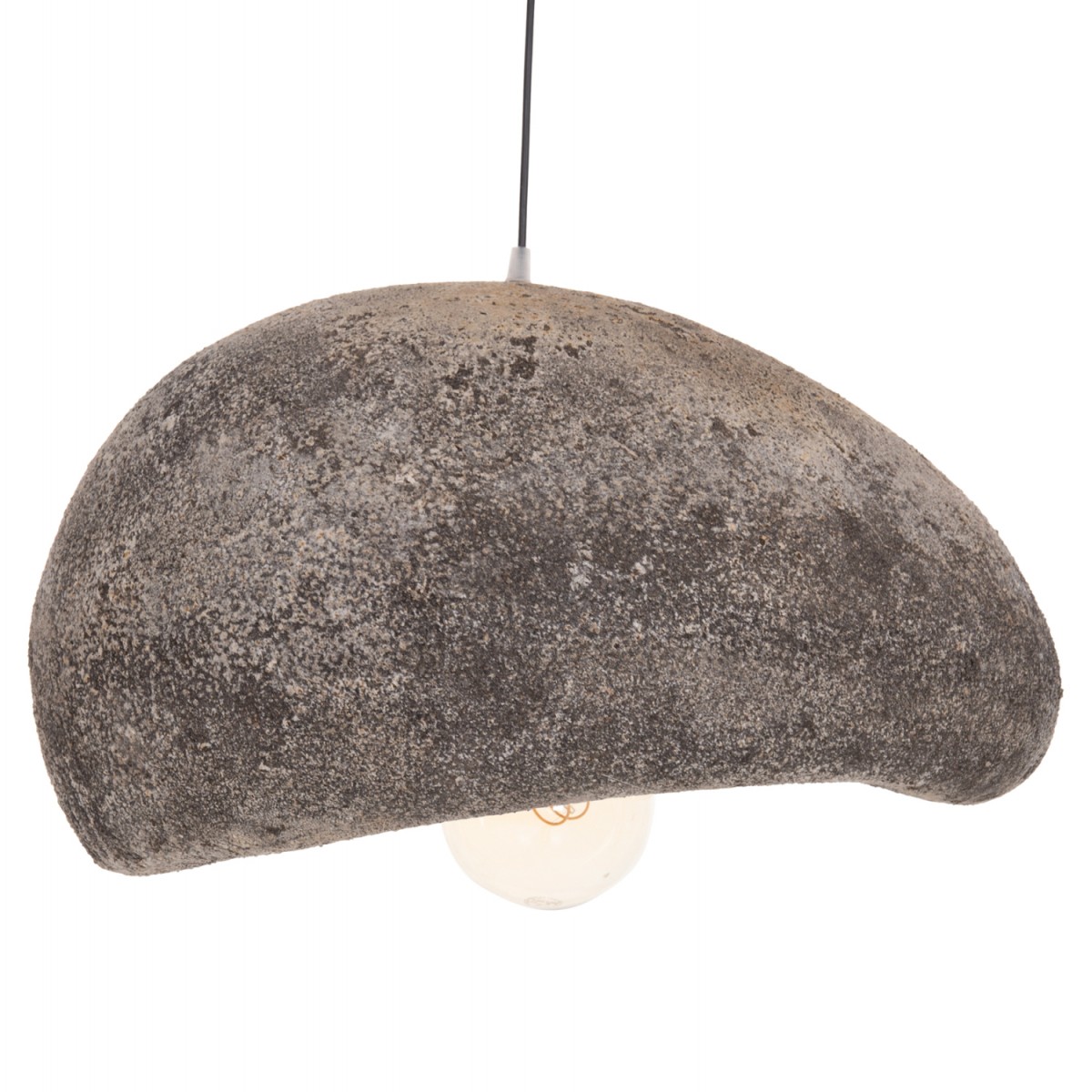 ΦΩΤΙΣΤΙΚΟ ΟΡΟΦΗΣ ΜΕ ΟΨΗ ΠΕΤΡΑΣ STONER (M) HM4418.04 ΓΚΡΙ--55x45x40Υεκ.