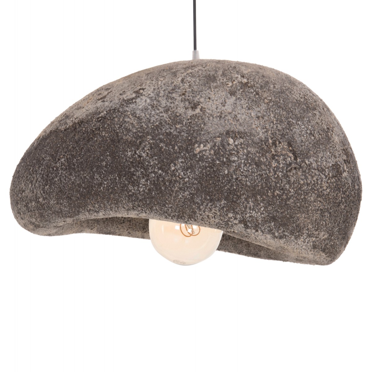 ΦΩΤΙΣΤΙΚΟ ΟΡΟΦΗΣ ΜΕ ΟΨΗ ΠΕΤΡΑΣ STONER (M) HM4418.04 ΓΚΡΙ--55x45x40Υεκ.