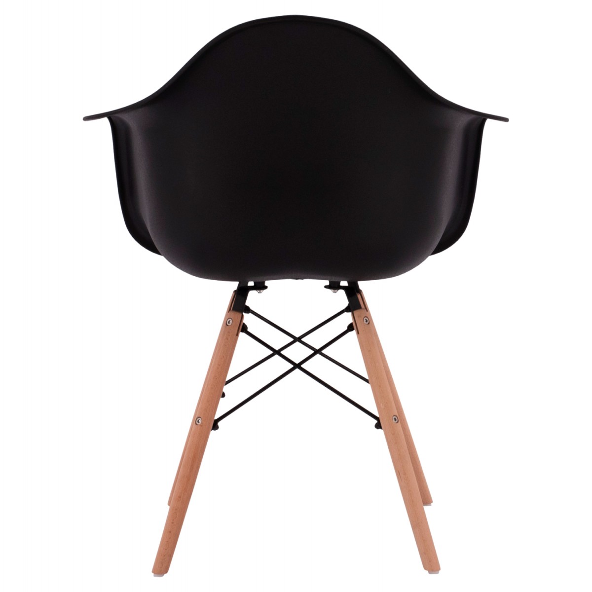 ΠΟΛΥΘΡΟΝΑ ΜΕ ΞΥΛΙΝΑ ΠΟΔΙΑ & ΚΑΘΙΣΜΑ ΜΑΥΡΟ MIRTO HM005.02  64x60x81 εκ.