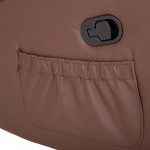 ΠΟΛΥΘΡΟΝΑ RELAX ΜΕ ΜΗΧΑΝΙΣΜΟ MASSAGE ROCCA HM0026.03 PU ΚΑΦΕ ΣΚΟΥΡΟ 80x96x97 εκ.