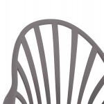 ΠΟΛΥΘΡΟΝΑ ΤΡΑΠΕΖΑΡΙΑΣ HM8049.10 ANAIS ΓΚΡΙ ΜΕ ΞΥΛΙΝΑ ΠΟΔΙΑ 60x53x86Υ εκ.