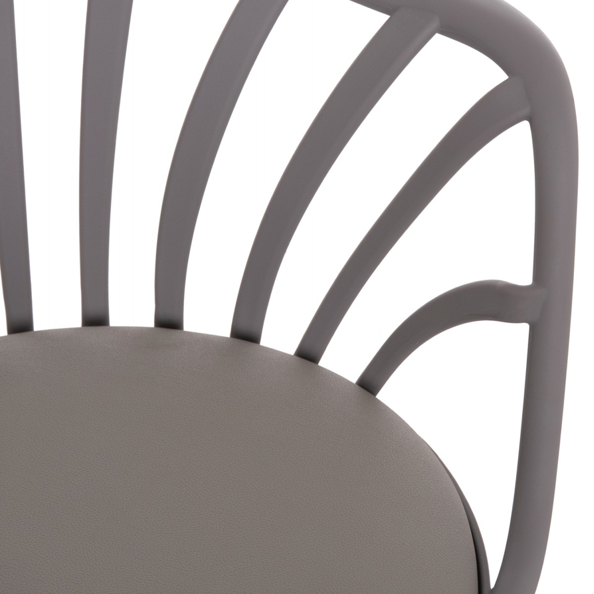 ΠΟΛΥΘΡΟΝΑ ΤΡΑΠΕΖΑΡΙΑΣ HM8049.10 ANAIS ΓΚΡΙ ΜΕ ΞΥΛΙΝΑ ΠΟΔΙΑ 60x53x86Υ εκ.