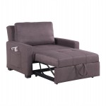 ΠΟΛΥΘΡΟΝΑ-ΚΡΕΒΑΤΙ KANNA HM3083.01 ΚΑΦΕ ΥΦΑΣΜΑ 112x96x85Υεκ.