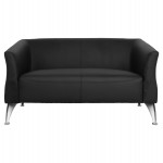 ΚΑΝΑΠΕΣ 2ΘΕΣΙΟΣ KIANA HM3122.21 ΜΕ ΜΑΥΡΟ PU 130x75x71 εκ.