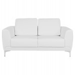 ΚΑΝΑΠΕΣ 2ΘΕΣΙΟΣ KΕΝΖΙΕ HM3121.22 ΜΕ ΛΕΥΚΟ PU 142x81x81 εκ.