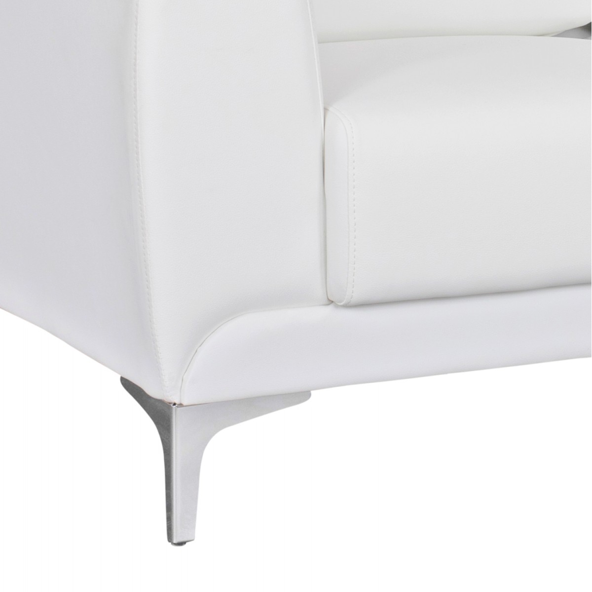 ΚΑΝΑΠΕΣ 2ΘΕΣΙΟΣ KΕΝΖΙΕ HM3121.22 ΜΕ ΛΕΥΚΟ PU 142x81x81 εκ.