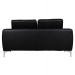 ΚΑΝΑΠΕΣ 2ΘΕΣΙΟΣ KΕΝΖΙΕ HM3121.21 ΜΕ ΜΑΥΡΟ PU 142x81x81 εκ.