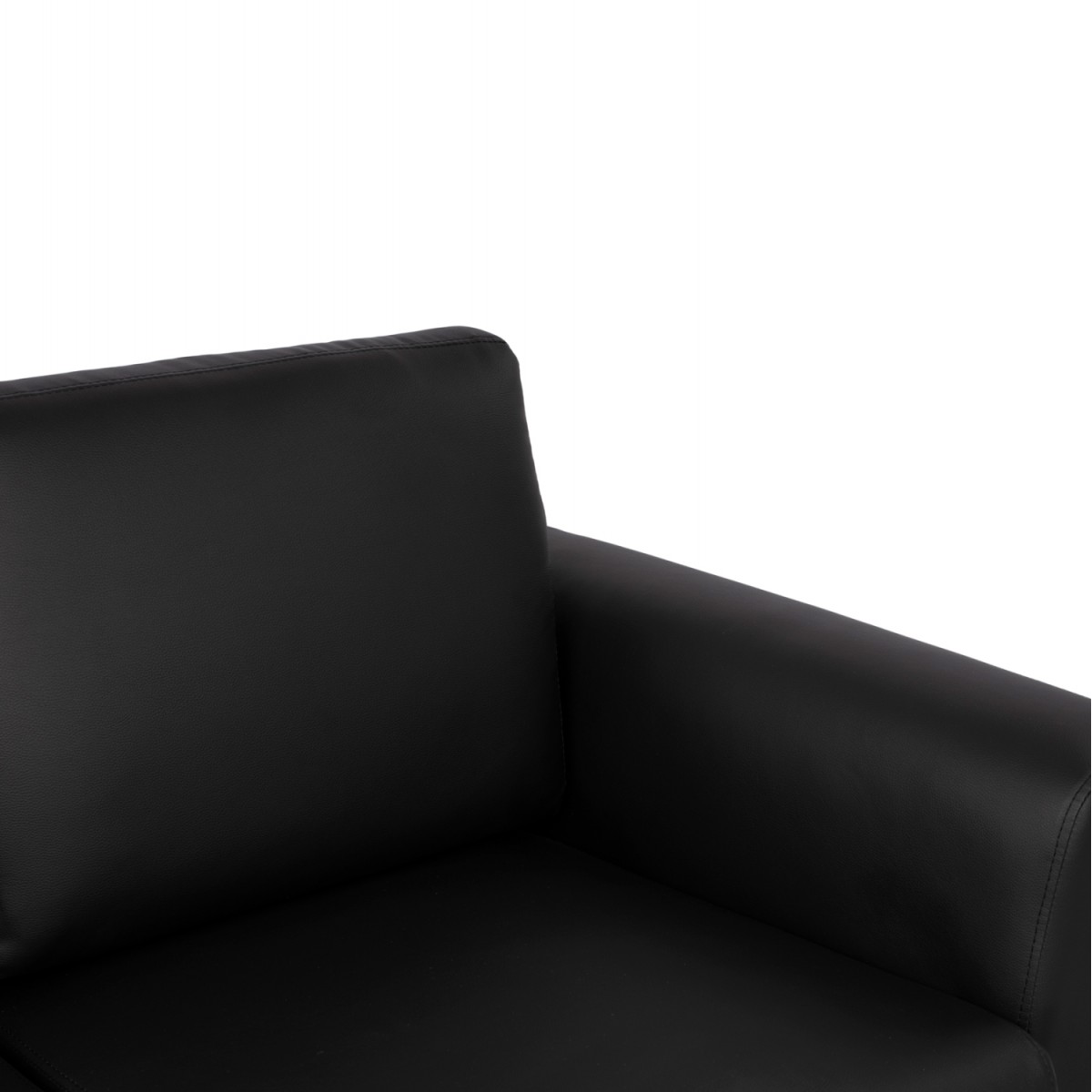 ΚΑΝΑΠΕΣ 2ΘΕΣΙΟΣ KΕΝΖΙΕ HM3121.21 ΜΕ ΜΑΥΡΟ PU 142x81x81 εκ.