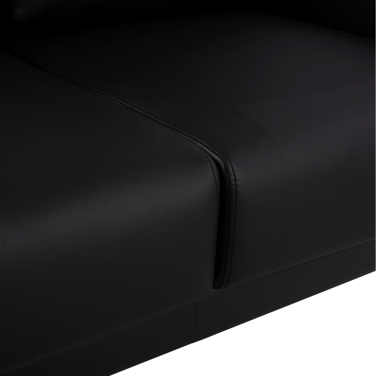 ΚΑΝΑΠΕΣ 2ΘΕΣΙΟΣ KΕΝΖΙΕ HM3121.21 ΜΕ ΜΑΥΡΟ PU 142x81x81 εκ.