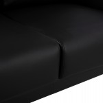 ΚΑΝΑΠΕΣ 2ΘΕΣΙΟΣ KΕΝΖΙΕ HM3121.21 ΜΕ ΜΑΥΡΟ PU 142x81x81 εκ.