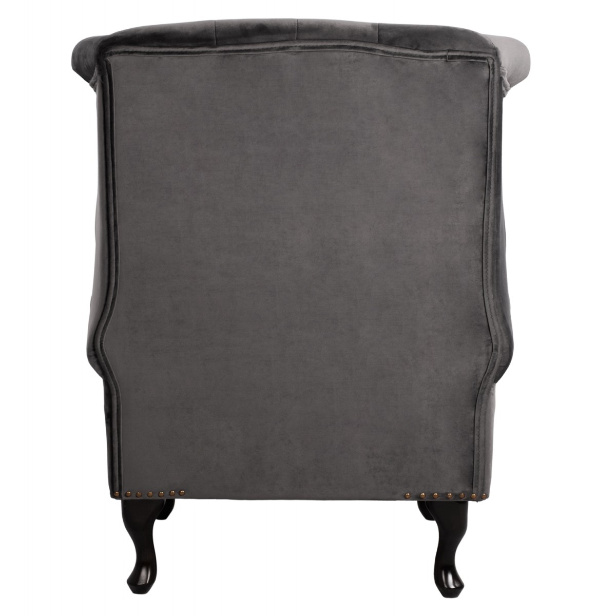 ΠΟΛΥΘΡΟΝΑ-ΜΠΕΡΖΕΡΑ ΓΚΡΙ ΒΕΛΟΥΔΟ T.CHESTERFIELD POLINA 83x75x107Yεκ.HM0053.10