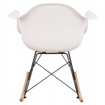 ΠΟΛΥΘΡΟΝΑ ΚΟΥΝΙΣΤΗ ΜΕ ΚΑΘΙΣΜΑ ΛΕΥΚΟ MIRTO & ΜΑΥΡΟ ΣΚΕΛΕΤΟ HM0035.11 61x71x64 εκ.