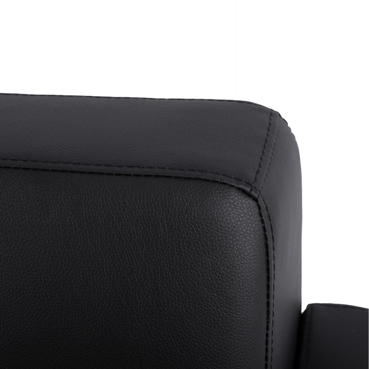 ΚΑΝΑΠΕΣ 2ΘΕΣΙΟΣ NELLIE HM3159.21 ΜΕ ΜΑΥΡΟ PU 113x71x71Υ εκ.