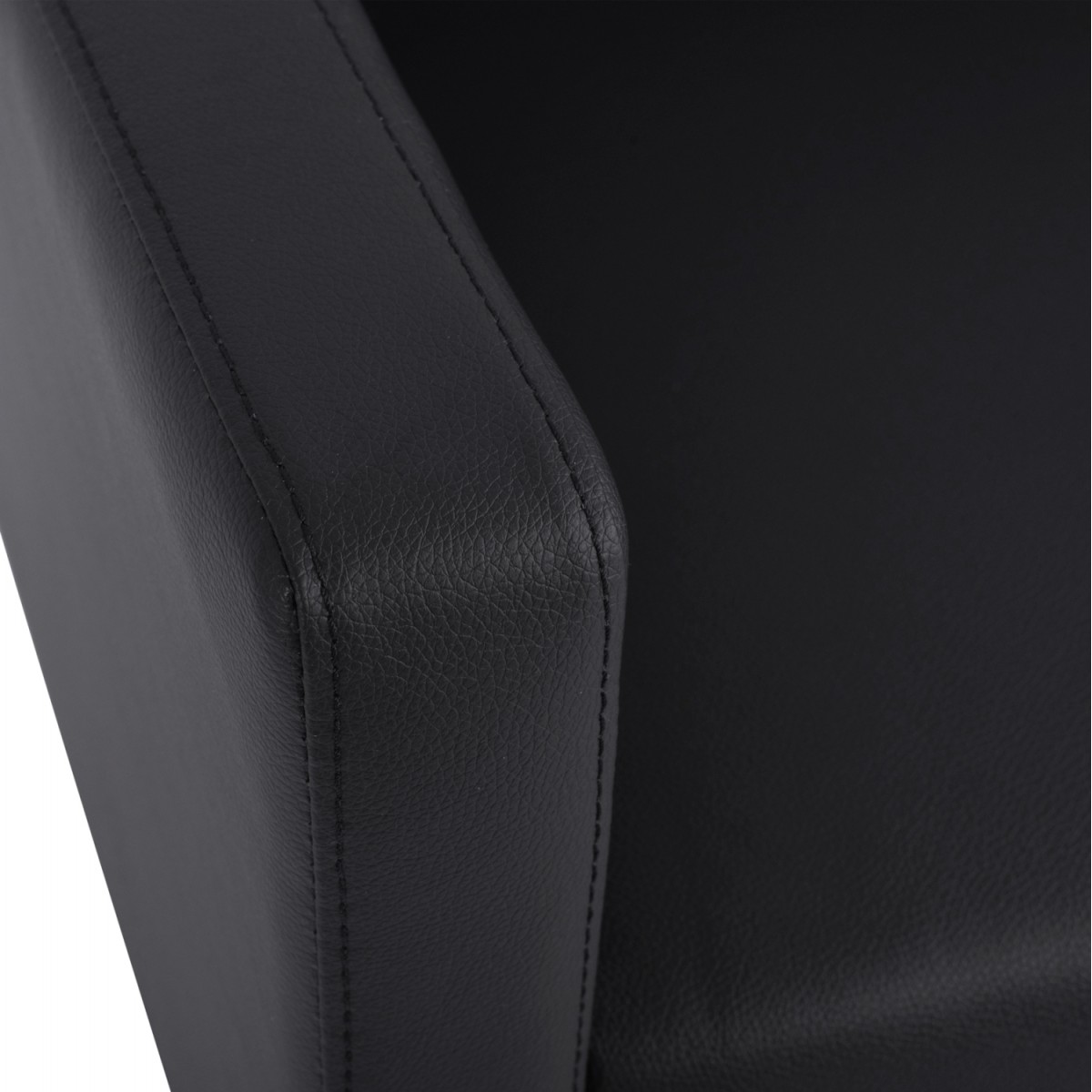 ΚΑΝΑΠΕΣ 2ΘΕΣΙΟΣ NELLIE HM3159.21 ΜΕ ΜΑΥΡΟ PU 113x71x71Υ εκ.