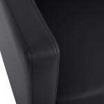 ΚΑΝΑΠΕΣ 2ΘΕΣΙΟΣ NELLIE HM3159.21 ΜΕ ΜΑΥΡΟ PU 113x71x71Υ εκ.