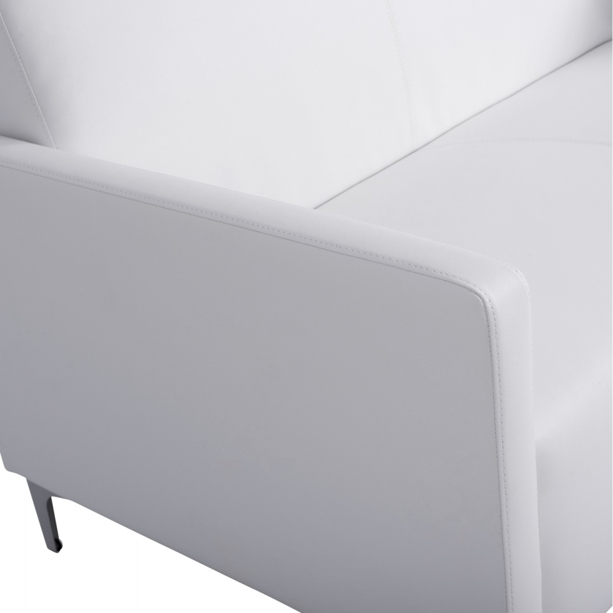 ΚΑΝΑΠΕΣ 2ΘΕΣΙΟΣ NELLIE HM3159.22 ΜΕ ΛΕΥΚΟ PU 113x71x71Υ εκ.