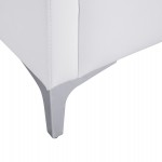 ΚΑΝΑΠΕΣ 2ΘΕΣΙΟΣ NELLIE HM3159.22 ΜΕ ΛΕΥΚΟ PU 113x71x71Υ εκ.