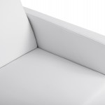 ΚΑΝΑΠΕΣ 3ΘΕΣΙΟΣ NELLIE HM3159.32 ΜΕ ΛΕΥΚΟ PU 163x71x71Υ εκ.