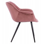 ΠΟΛΥΘΡΟΝΑΚΙ BENJAMIN ΑΠΟ ΒΕΛΟΥΔΟ ΣΑΠΙΟ ΜΗΛΟ ME ΜΕΤΑΛΛΙΚΑ ΠΟΔΙΑ HM8682.02 69x68x78 εκ.