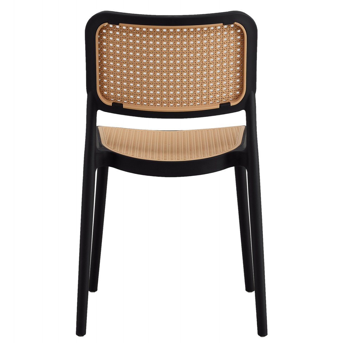 ΚΑΡΕΚΛΑ ΠΟΛΥΠΡΟΠΥΛΕΝΙΟΥ MEKO HM5934.02 ΜΑΥΡΗ ME MΠEZ ΨΑΘΑ 41x49x102Υ εκ.