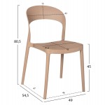 ΚΑΡΕΚΛΑ ΠΟΛΥΠΡΟΠΥΛΕΝΙΟΥ ΚΑΠΟΥΤΣΙΝΟ CLEO HM5936.03 49x54,5x80,5Y εκ.