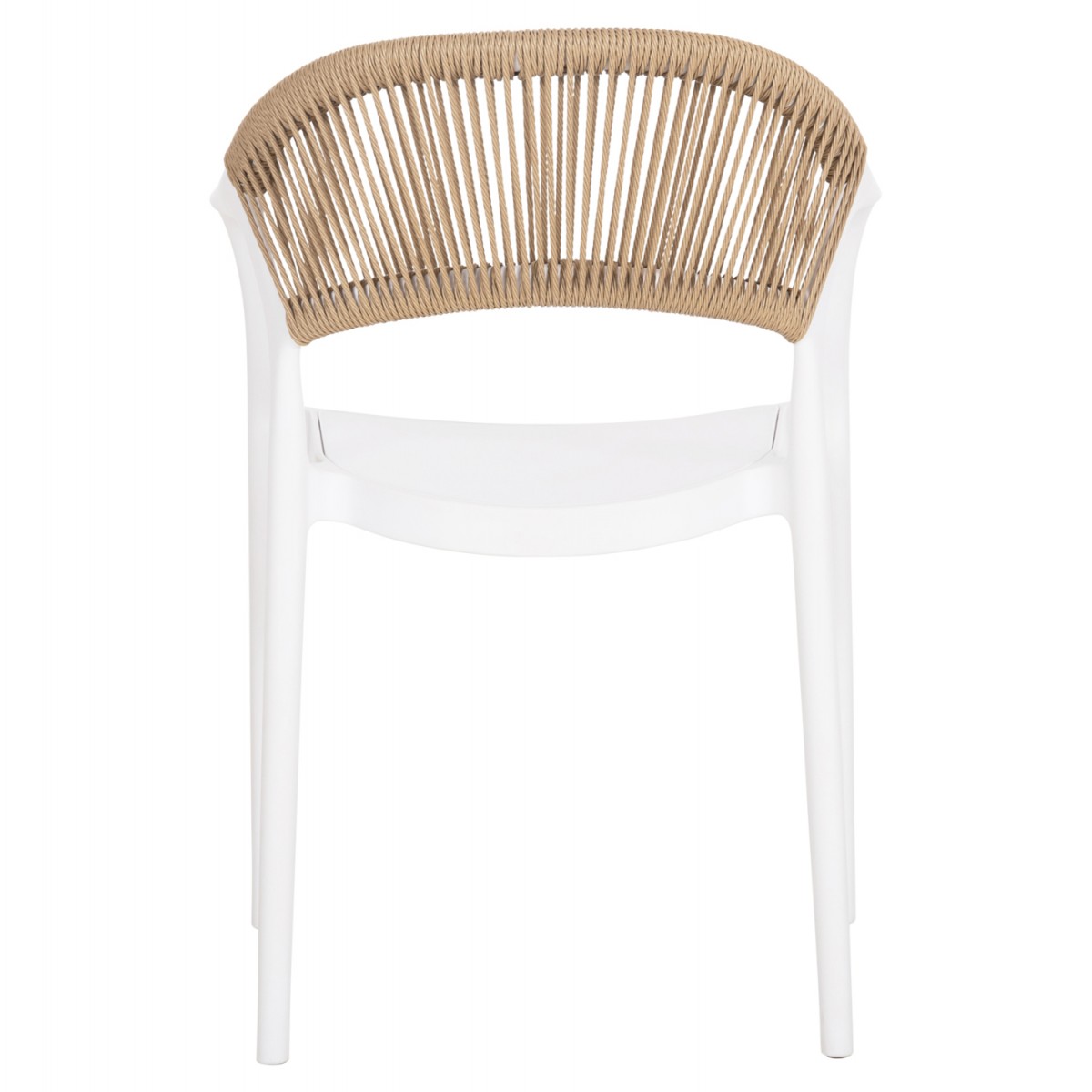 ΠΟΛΥΘΡΟΝΑ ΠΟΛΥΠΡΟΠΥΛΕΝΙΟΥ EVA HM6155.01 ΛΕΥΚΗ ΜΕ ΜΠΕΖ ΣΧΟΙΝΙ 56,5x53x80Υεκ.