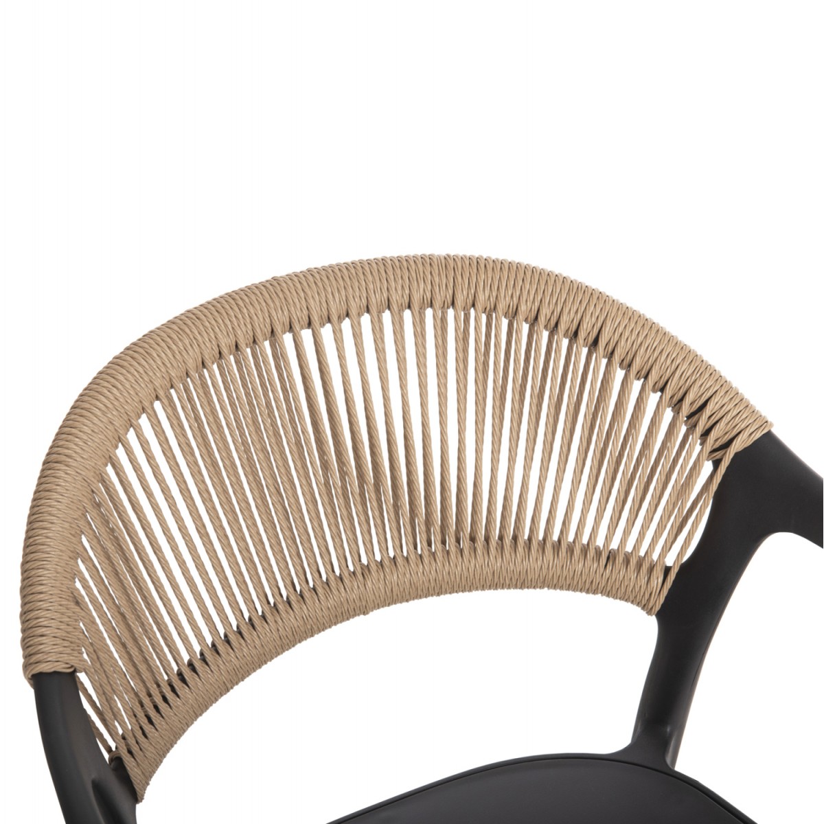 ΠΟΛΥΘΡΟΝΑ ΠΟΛΥΠΡΟΠΥΛΕΝΙΟΥ EVA HM6155.02 ΜΑΥΡΗ ΜΕ ΜΠΕΖ ΣΧΟΙΝΙ 56,5x53x80Υεκ.