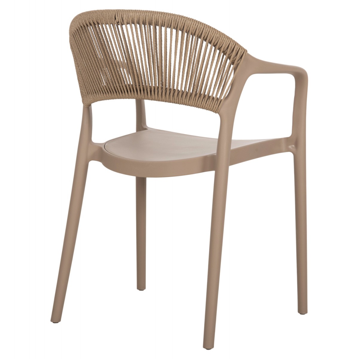 ΠΟΛΥΘΡΟΝΑ ΠΟΛΥΠΡΟΠΥΛΕΝΙΟΥ EVA HM6155.03 ΚΑΠΟΥΤΣΙΝΟ ΜΕ ΜΠΕΖ ΣΧΟΙΝΙ 56,5x53x80Υεκ.