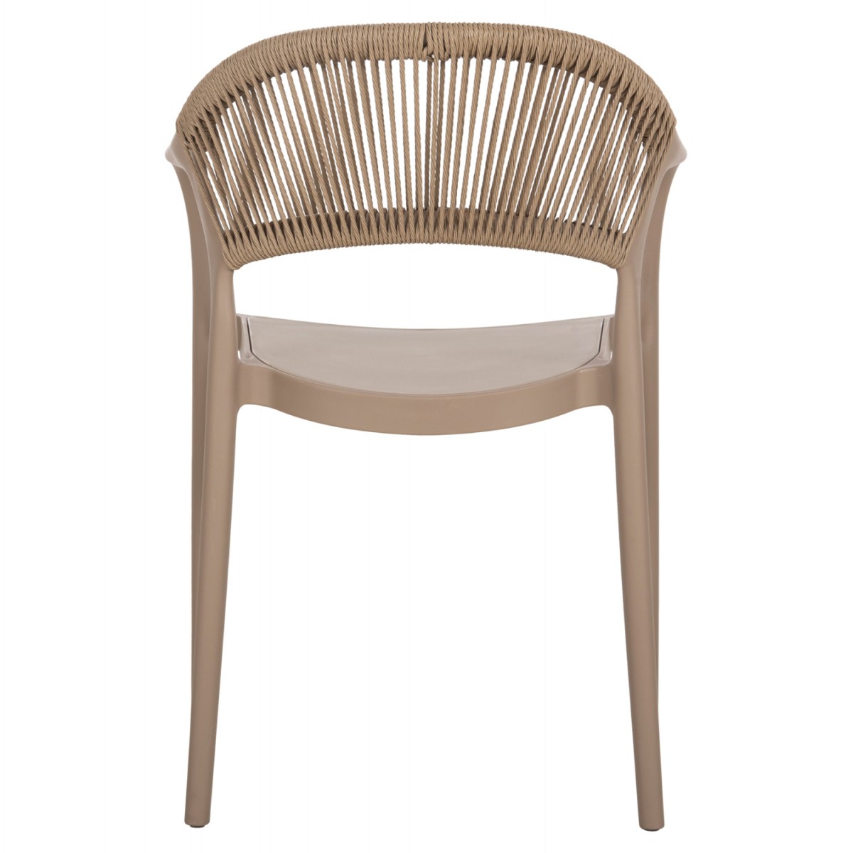 ΠΟΛΥΘΡΟΝΑ ΠΟΛΥΠΡΟΠΥΛΕΝΙΟΥ EVA HM6155.03 ΚΑΠΟΥΤΣΙΝΟ ΜΕ ΜΠΕΖ ΣΧΟΙΝΙ 56,5x53x80Υεκ.