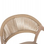 ΠΟΛΥΘΡΟΝΑ ΠΟΛΥΠΡΟΠΥΛΕΝΙΟΥ EVA HM6155.03 ΚΑΠΟΥΤΣΙΝΟ ΜΕ ΜΠΕΖ ΣΧΟΙΝΙ 56,5x53x80Υεκ.