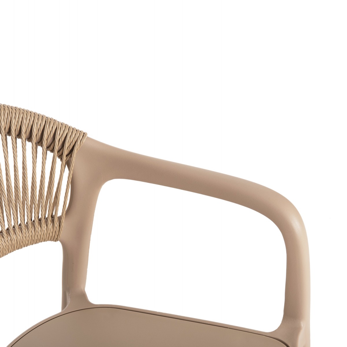 ΠΟΛΥΘΡΟΝΑ ΠΟΛΥΠΡΟΠΥΛΕΝΙΟΥ EVA HM6155.03 ΚΑΠΟΥΤΣΙΝΟ ΜΕ ΜΠΕΖ ΣΧΟΙΝΙ 56,5x53x80Υεκ.