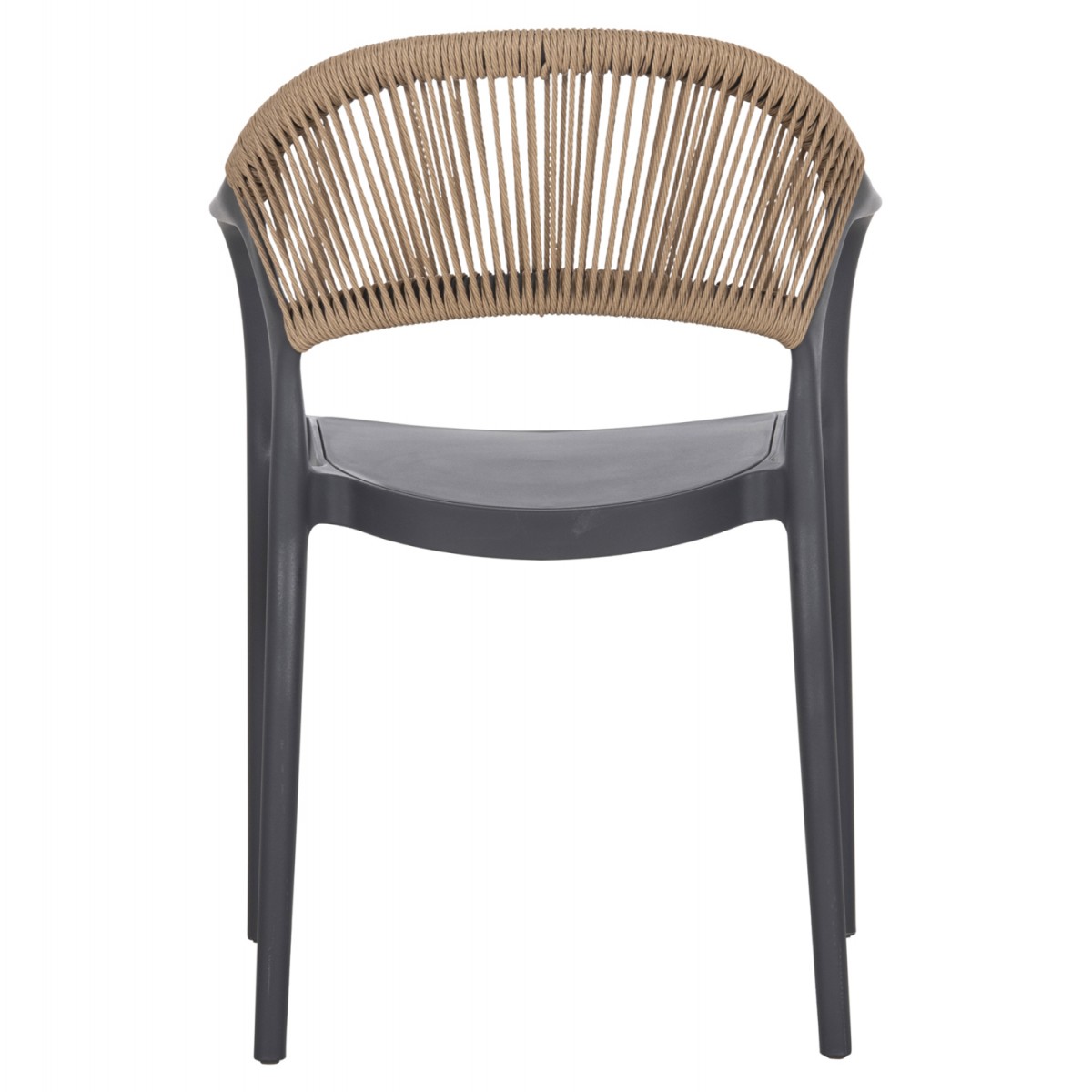 ΠΟΛΥΘΡΟΝΑ ΠΟΛΥΠΡΟΠΥΛΕΝΙΟΥ EVA HM6155.10 ΓΚΡΙ ΜΕ ΜΠΕΖ ΣΧΟΙΝΙ 56,5x53x80Υεκ.