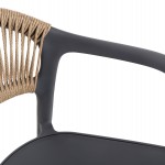 ΠΟΛΥΘΡΟΝΑ ΠΟΛΥΠΡΟΠΥΛΕΝΙΟΥ EVA HM6155.10 ΓΚΡΙ ΜΕ ΜΠΕΖ ΣΧΟΙΝΙ 56,5x53x80Υεκ.