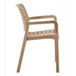 ΠΟΛΥΘΡΟΝΑ ΕΞΩΤ.ΧΩΡΟΥ FLAN HM6369.03 ΚΑΠΟΥΤΣΙΝΟ ΠΟΛΥΠΡΟΠΥΛΕΝΙΟ 57x56x82.5Yεκ.