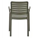 ΠΟΛΥΘΡΟΝΑ ΕΞΩΤ.ΧΩΡΟΥ FLAN HM6369.05 DARK OLIVE ΠΟΛΥΠΡΟΠΥΛΕΝΙΟ 57x56x82.5Yεκ.