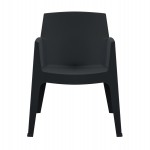 ΠΟΛΥΘΡΟΝΑ ΠΟΛΥΠΡΟΠΥΛΕΝΙΟΥ SLEEK HM6370.02 ΜΑΥΡΗ 68x63x82,5Υεκ.