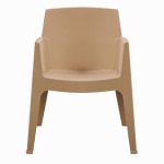 ΠΟΛΥΘΡΟΝΑ ΠΟΛΥΠΡΟΠΥΛΕΝΙΟΥ SLEEK HM6370.03 ΚΑΠΟΥΤΣΙΝΟ 68x63x82,5Υεκ.