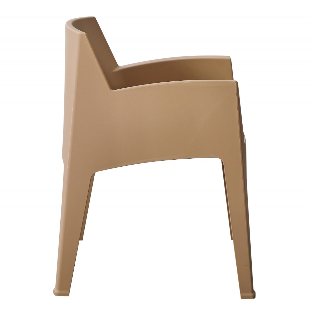 ΠΟΛΥΘΡΟΝΑ ΠΟΛΥΠΡΟΠΥΛΕΝΙΟΥ SLEEK HM6370.03 ΚΑΠΟΥΤΣΙΝΟ 68x63x82,5Υεκ.