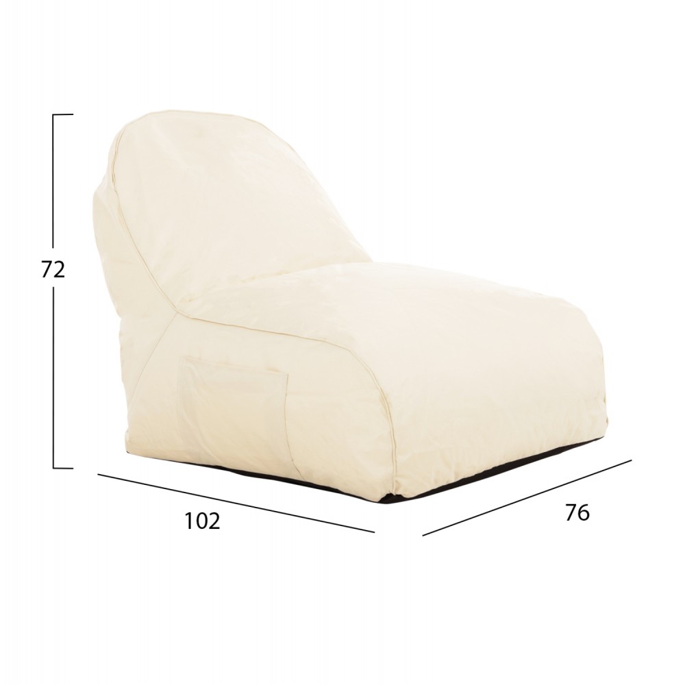 ΠΟΥΦ CLOUD ΑΔΙΑΒΡΟΧΗ ΠΟΛΥΘΡΟΝΑ HM5112.01 ΕΚΡΟΥ 6188 76x102x72Υεκ.