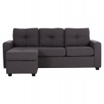 ΚΑΝΑΠΕΣ ΑΝΑΣΤΡΕΨΙΜΗ ΓΩΝΙΑ HM3004.02 ΜΕ ΓΚΡΙ ΥΦΑΣΜΑ 205X140X87Y εκ.