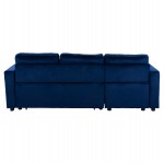 ΚΑΝΑΠΕΣ ΓΩΝΙΑ ΚΡΕΒΑΤΙ WAYNE 224x147x85Υεκ. HM3028.18 ΒΕΛΟΥΔΟ ΜΠΛΕ