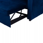 ΚΑΝΑΠΕΣ ΓΩΝΙΑ ΚΡΕΒΑΤΙ WAYNE 224x147x85Υεκ. HM3028.18 ΒΕΛΟΥΔΟ ΜΠΛΕ