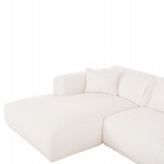 ΚΑΝΑΠΕΣ ΓΩΝΙΑ (ΑΡΙΣΤΕΡΗ) BRICKEN HM3275.02L ΛΕΥΚΟ ΥΦΑΣΜΑ 110-282x98-160x72Υεκ.