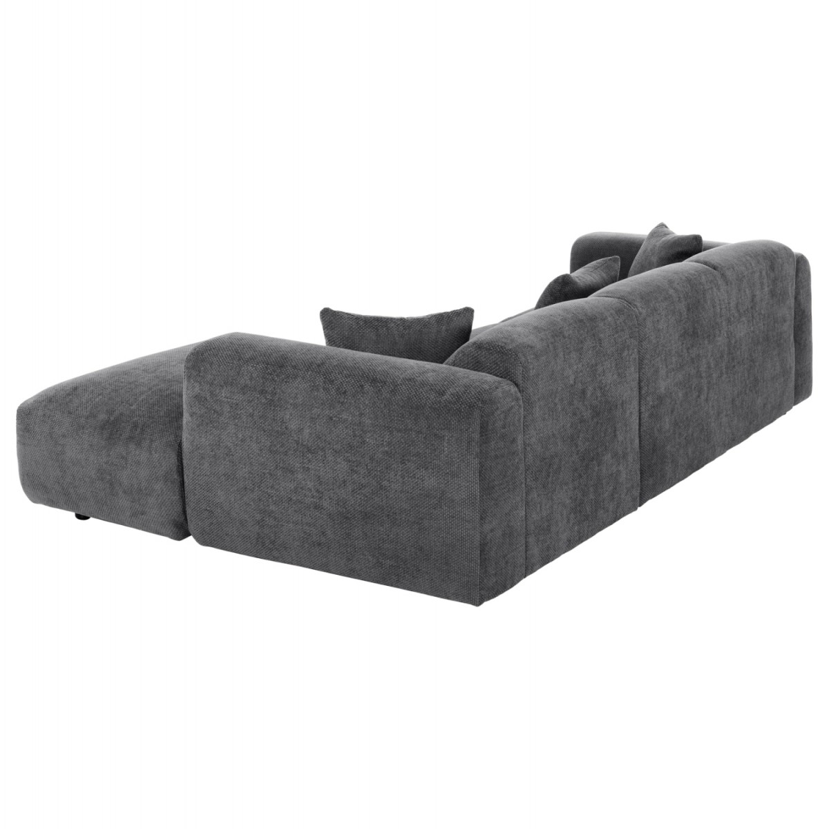 ΚΑΝΑΠΕΣ ΓΩΝΙΑ BRICKEN HM3275.04R ΑΝΘΡΑΚΙ ΥΦΑΣΜΑ 110-282x98-160x72Υεκ.