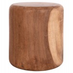 ΣΚΑΜΠΟ ΣΤΡΟΓΓΥΛΟ TOBI HM9791.11 ΜΑΣΙΦ ΞΥΛΟ SUAR--ΦΥΣΙΚΟ Φ39x42Υεκ.