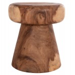 ΣΚΑΜΠΟ-ΤΡΑΠΕΖΑΚΙ ΣΤΡΟΓΓΥΛΟ CUPRE HM9793.11 ΜΑΣΙΦ ΞΥΛΟ SUAR-ΦΥΣΙΚΟ Φ40x45Υεκ.