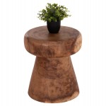 ΣΚΑΜΠΟ-ΤΡΑΠΕΖΑΚΙ ΣΤΡΟΓΓΥΛΟ CUPRE HM9793.11 ΜΑΣΙΦ ΞΥΛΟ SUAR-ΦΥΣΙΚΟ Φ40x45Υεκ.