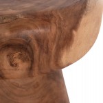 ΣΚΑΜΠΟ-ΤΡΑΠΕΖΑΚΙ ΣΤΡΟΓΓΥΛΟ CUPRE HM9793.11 ΜΑΣΙΦ ΞΥΛΟ SUAR-ΦΥΣΙΚΟ Φ40x45Υεκ.